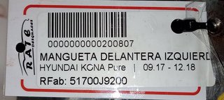 MANGUETA DELANTERA IZQUIERDA HYUNDAI KONA Pure