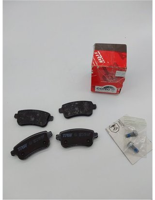 TRW GDB1791 Pastillas de Freno Juego de 4 para Renault Megane III Hatchback (BZ0/1_ - B3_) 2008 - Eje Trasero y otros vehículos