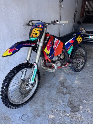 KTM SX 250 2T Motocross Naranja/Rojo