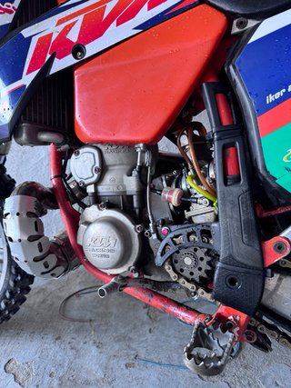 KTM SX 250 2T Motocross Naranja/Rojo