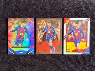 Lote 3 Cromos Pedri Numerada Barcelona