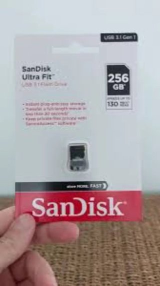Pendrive SanDisk Ultra Fit 256GB USB 3.1