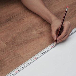 Baldosas de Vinilo Interconectables 1220 X 185 mm, 10 Baldosas de 5.5mm de Grosor que se Encajan, Suelo de Grano de Madera Marrón Oscuro para Cocina, Comedor, Dormitorios y Baños, Fácil para Decor...