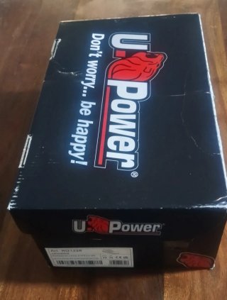 Zapatos de seguridad U-Power negros y grises