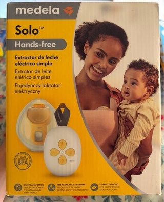 Extractor de leche Medela Solo Hands-free. Nuevo.