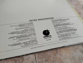 3 Vinilos Jotas Aragonesas Folk
