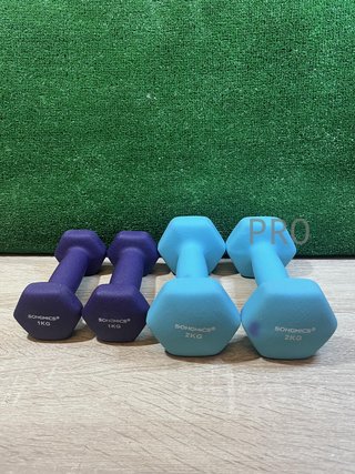 Juego de 4 Mancuernas de 2KG y 1KG SONGMICS