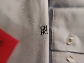 Camisa Carolina Herrera Azul Original 2 talla L M