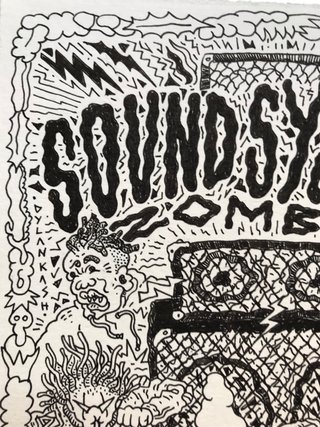 Dibujo Soundsystem Zombie