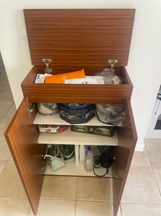 Mueble auxiliar o zapatero de aglomerado