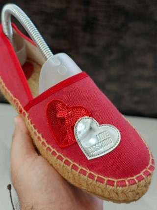 Espadrillas Love Moschino Rosse