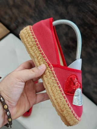 Espadrillas Love Moschino Rosse