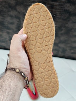 Espadrillas Love Moschino Rosse
