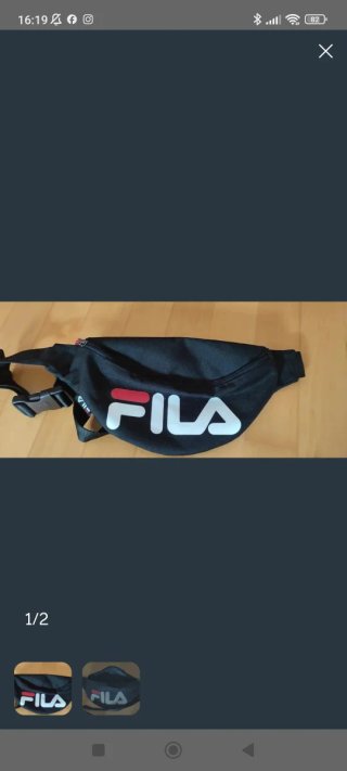 Riñonera Fila Negra