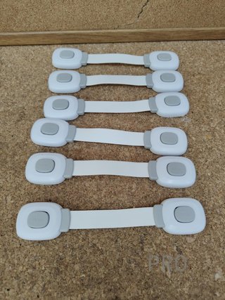 6 pezzi di chiusura di sicurezza per cassetti e porte per bambini