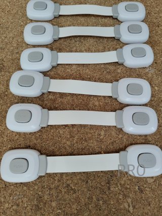 6 pezzi di chiusura di sicurezza per cassetti e porte per bambini