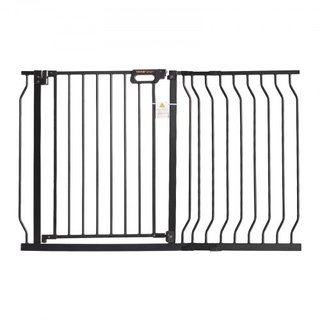Porta per Bambini, 74,9 cm-122,9 cm Extra Larga, 76,2 cm di Altezza, Porta per Cani per Scale, Porte e Casa, Porta per Bambini con Passaggio Facile e Chiusura Automatica, Porta di Sicurezza per...