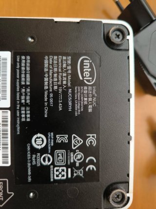 Mini PC Intel NUC Negro