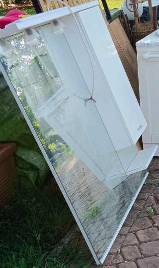 Mobile bagno doppio lavabo marmo e legno