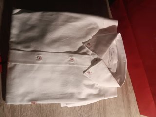 Camisa Carolina Herrera Blanca Talla 15.5