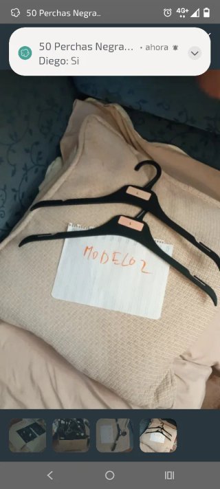 97 Perchas de plástico para ropa de adulto