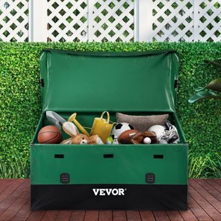 Caja de Almacenamiento Exterior Caja de Patio 567.8 L Impermeable de Tela PE