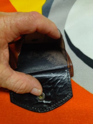 Cartera de piel auténtica para hombre