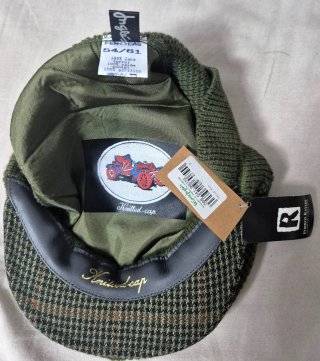Gorra plana estilo inglés boina con visera