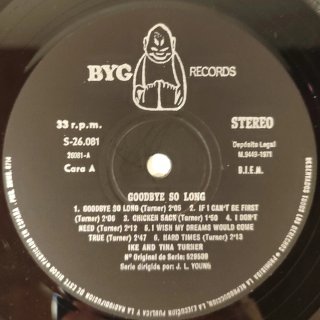 Vinilo Ike & Tina Turner - Goodbye So Long