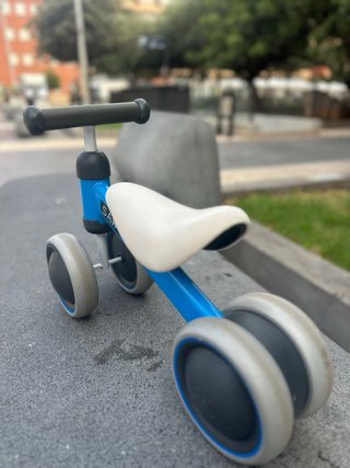 Bici de aprendizaje Sawyer azul
