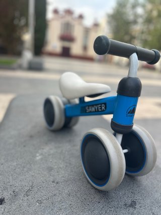 Bici de aprendizaje Sawyer azul