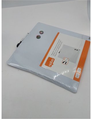Nobo Pizarra Magnética Pequeña de Color - Sin Marco - Borrado en Seco - Fácil de Limpiar - Aptas Para Uso En Pared - Casa y Oficina -