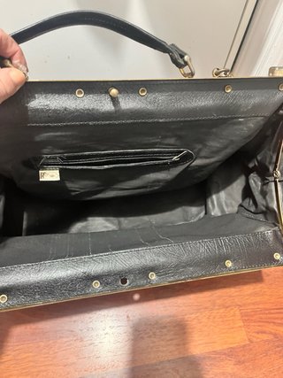 Bolsa de viaje vintage de piel
