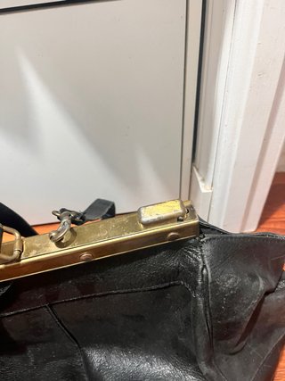 Bolsa de viaje vintage de piel