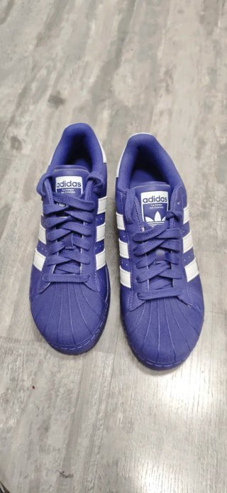 Adidas Superstar lilas y Blanco Originales