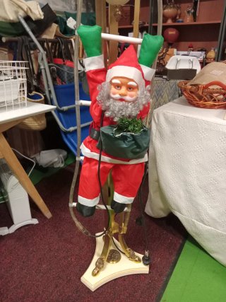 Lote adornos Navidad bolas y Papá Noel