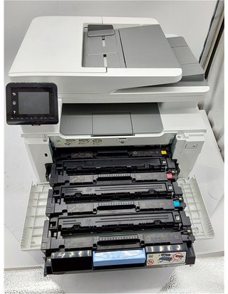 HP Color LaserJet Pro M283fdw 7KW75A - Stampante laser A4 a colori multifunzione con fronte-retro automatico - Scanner - Fotocopiatrice - Fax
