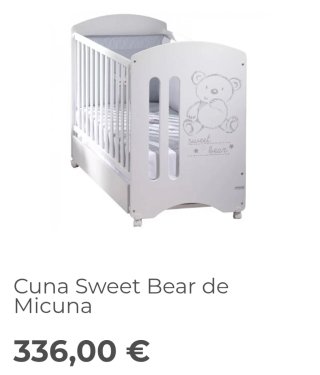 Cuna Micuna Sweet Bear