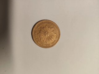 Moneda Uruguay 2 céntimos 1869 Bronce