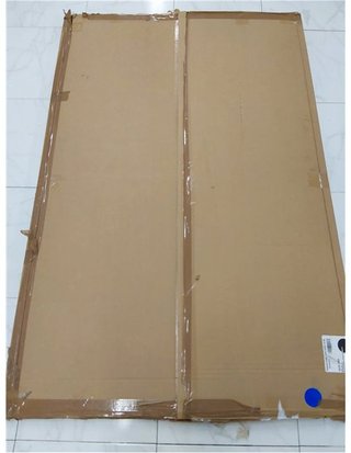 Amazon Basics Pizarra blanca magnética con bandeja para rotuladores y marco de aluminio - 150 cm x 100 cm