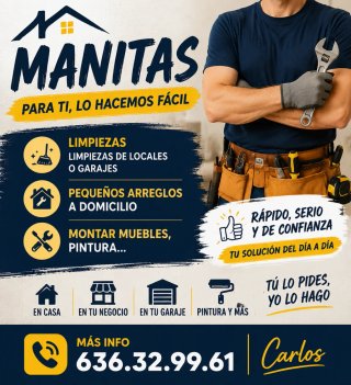 Manitas zona mieres, asturias