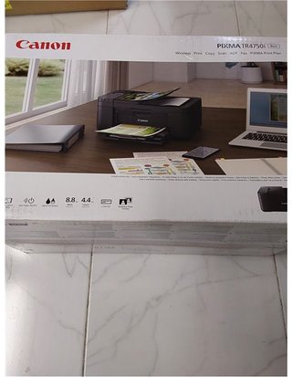Canon Pixma TR4750i Stampante Multifunzione 4 in 1 - Sistema a Iniezione d'Inchiostro - Stampa - Scansione e Copia - WiFi - Pixma Print