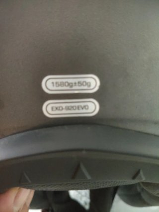 Casco de moto integral negro
