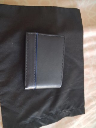 Cartera Guy Laroche Hombre Negra y Azul