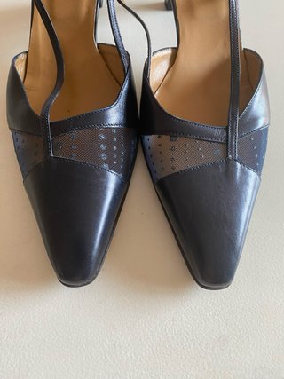 Décolleté Barni Firenze Pelle e Mesh Tg 39