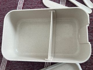 Tupper Fibra Bambú Beige