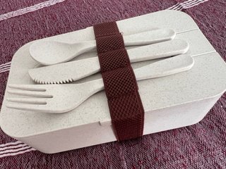 Tupper Fibra Bambú Beige