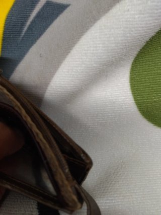 Cartera de cuero hombre cosida a mano