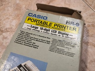 Calculadora Impresora Portátil Casio HR-9