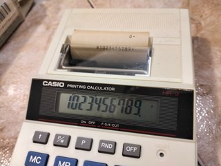 Calculadora Impresora Portátil Casio HR-9